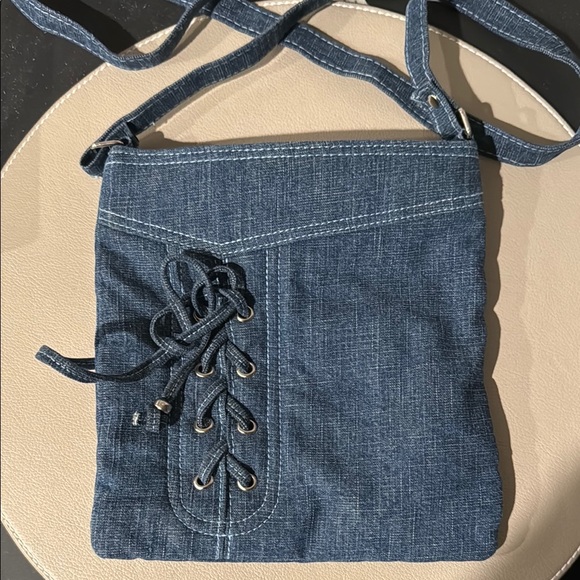 Denim Crossbody Bag - Picture 1 of 2